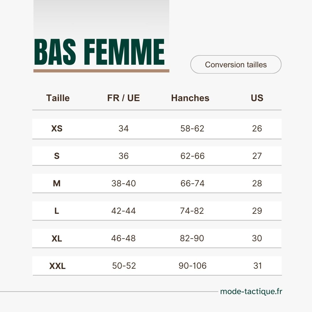 Tailles discount pantalons femmes